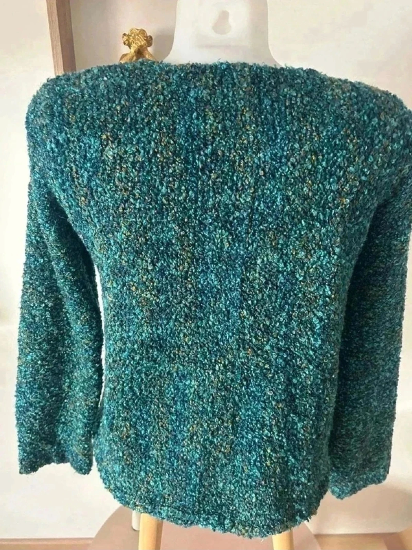 💙 Chaleco de lana verde pato valy 36/42 – estilo cómodo y moderno – photo 4